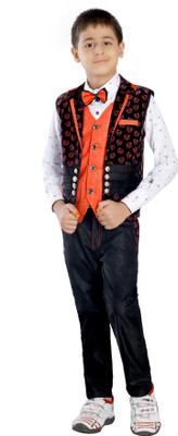 

APPOLLO Boys Party(Festive) Dress Shirt, Pant, Jacket(Multicolor