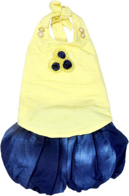 

Hey Baby Girls Party(Festive) Top Shorts(Yellow