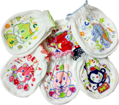 

Fancyadda Kids Mitten(White, Multi colored