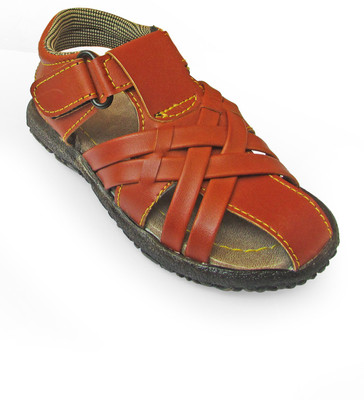 

Cutie & Brat Boys Sling Back Strappy Sandals(Brown
