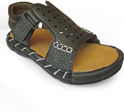 

Cutie & Brat Boys Sling Back Strappy Sandals(Black