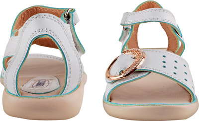 

Beanz Girls Buckle Strappy Sandals(White
