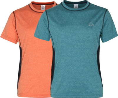 

Aurro Boys Solid Polyester T Shirt(Multicolor, Pack of 2, Multi