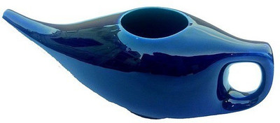 

Zyra Ceramic, Porcelain Blue Neti Pot(220 ml)