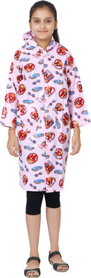

Finery Graphic Print Girls Raincoat, Multi