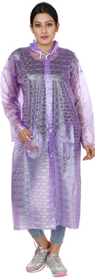 

Finery Self Design Boys & Girls Raincoat, Purple