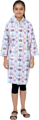 

Finery Graphic Print Girls Raincoat, Multi
