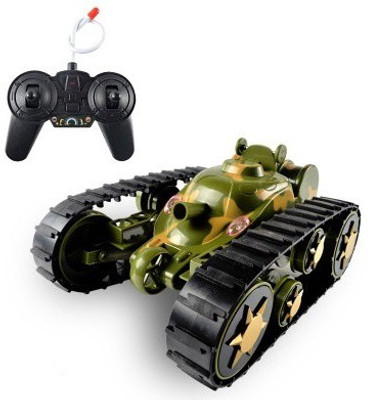 

Emob Space Rover Super Power 360° Rotating Remote Control Transform Battle Tank Car-G(Multicolor)