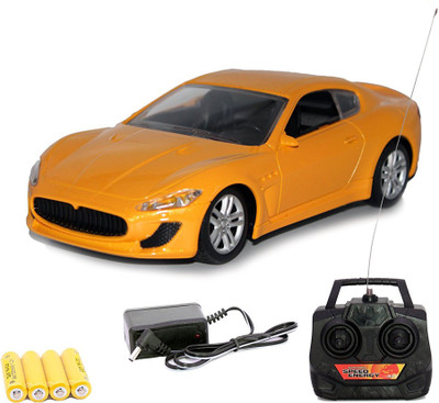 

Smiles Creation 1:18 Scale Remote Control Full Function High Speed Scenery Sports Car Toy for Kids(Yellow)