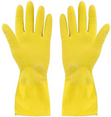 

Excel Impex HouseHold Latex Gloves Large Pair Rubber Safety Gloves(2)