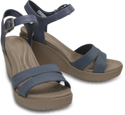 

Crocs Women Grey Wedges