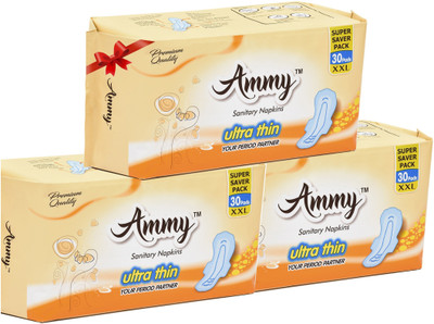 

Ammy Buy 60+30 Sanitary Pad(Pack of 3)