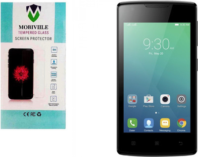 MOBIVIILE Tempered Glass Guard for Lenovo Vibe A Pack of 1 MOBIVIILE Screen Guards
