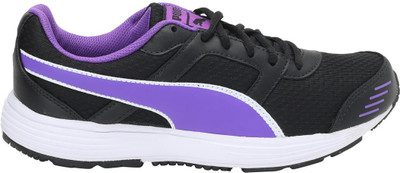 

Puma Harbour Wns IDP Running Shoes For Women(Black, Puma black-electric purple-puma white