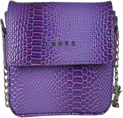 

Cross Women Purple PU Sling Bag