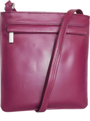 

munai's creation Women Casual Purple Genuine Leather Sling Bag
