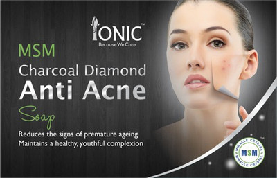 

Ionic MSM Charcoal Diamond Anti Acne Soap(75 g)