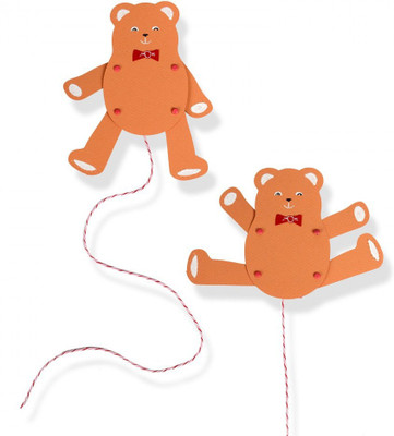 

SIZZIX Bigz Die - Jumping Jack, Teddy Bear A11133 toy Stencil(Pack of 1, jumping, teddybear)