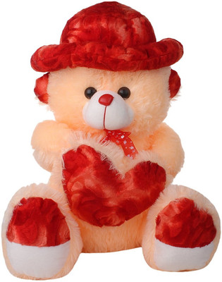 

TOYS LOVER TEDDY BEAR 3 FEET, WITH CAP, VERY SOFT TEDDY BEAR, COLOR PINK ( MADE IN INDIA ) - 36 inch(Pink)