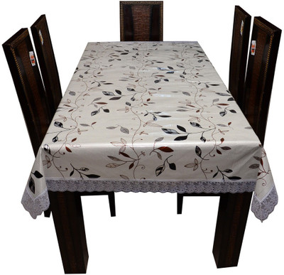 

The Trendy Printed 6 Seater Table Cover(Multicolor, PVC)