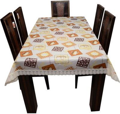 

The Trendy Printed 8 Seater Table Cover(Multicolor, PVC)
