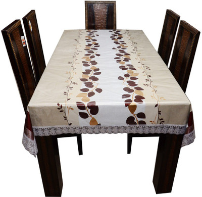 

The Trendy Printed 6 Seater Table Cover(Multicolor, PVC)
