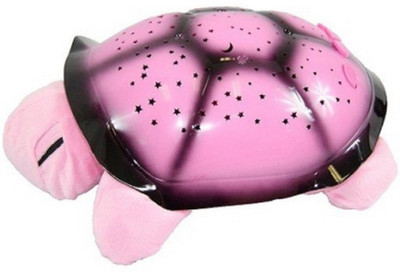 

Unique Gadget Pink Turtle Sky Star Projector Night Floor Lamp 25cm Night Lamp(10.5 cm, Pink)