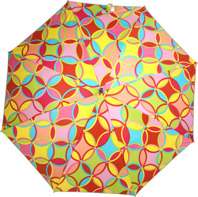 

HOU-DY Digital Print Nylon Women Trendy Umbrella(Multicolor)