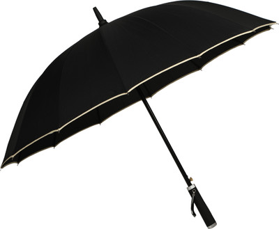 

HOU-DY Pongee Unisex Trendy Umbrella(Black)