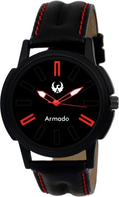 Armado AR-015 Dashing Black Masterpiece Analog Watch  - For Men   Watches  (Armado)