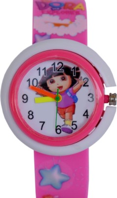 Vitrend Dora Pink(Random Colours Available)Round Dial Return Gift Analog Watch  - For Boys & Girls   Watches  (Vitrend)