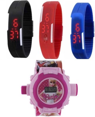 Devego 3-Band & 24 IMG Watch ADN Kiddies Fashion Digital Watch  - For Boys & Girls   Watches  (Devego)