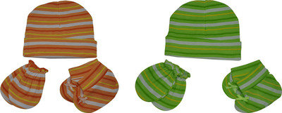 

Joymart Baby Designer Caps Mittens Booties(Multicolor)