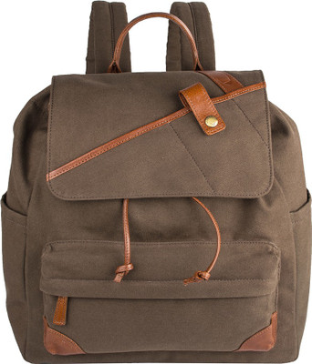 

Hidesign CHEROKEE 02-CANVAS E.I GOAT-DESERT PALM TAN 20 L Backpack(Tan)