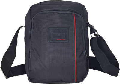 

SRI Polyester Crossbody Shoulder Side Bag/ Sling Bag -GREY Multipurpose Bag(Grey, 10 inch)