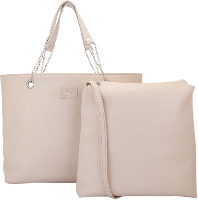 

LAPIS-O- LUPO Ivory Off White Shoulder Bag(White, 9 L)