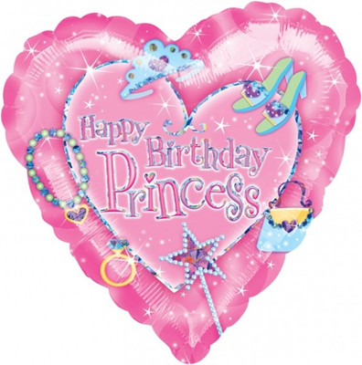 

Anagram Printed Anagram-18-inch-Happy-Birthday-Princess Balloon(Multicolor, Pack of 1)