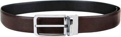 

Da Milano Men Casual Multicolor Genuine Leather Reversible Belt, Black;brown