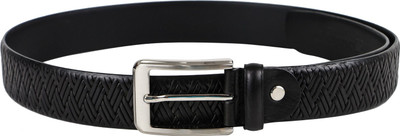 

Da Milano Men Casual Black Genuine Leather Belt