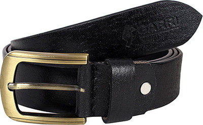 

Garri Men Casual Black Genuine Leather Belt