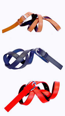 

Piftif Women Formal, Casual Multicolor Artificial Leather Belt