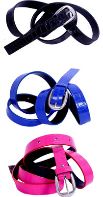 

Piftif Women Formal, Casual Multicolor Artificial Leather Belt