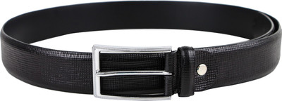 

Da Milano Men Casual Black Genuine Leather Belt