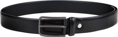 

Da Milano Men Casual Black Genuine Leather Belt
