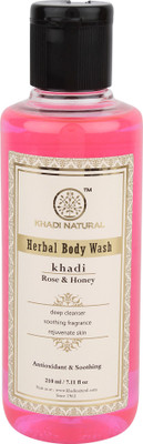 

Khadi Natural Rose & Honey Bath Refreshing Herbal Body Wash(210 ml)