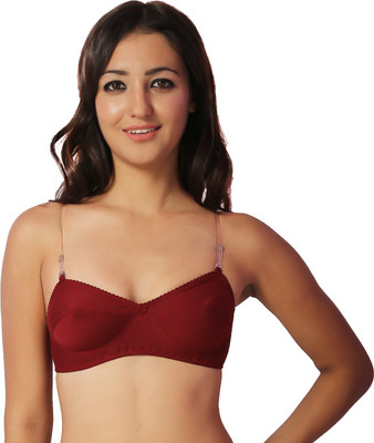 

Ortan Girl's Full Coverage Non Padded Bra(Maroon