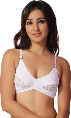 

Ortan Girl's Full Coverage Non Padded Bra(White