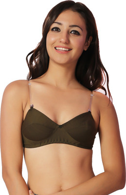 

Ortan Girl's Full Coverage Non Padded Bra(Green