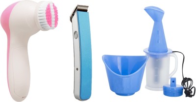 Flipkart - Welcome India Bazaar wib Face Massager Hair Trimmer With Steamer Vaporizer(Set of 3)