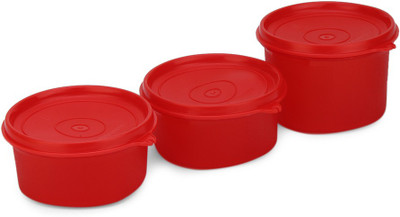 

Joyo Freshware - 600 ml, 450 ml Plastic Food Storage(Pack of 3, Red)
